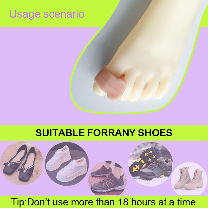 Silicone big toe sleeve