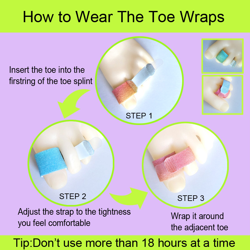  Toe Splint for Bunion Relief and Toe Alignment