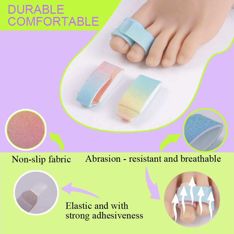 Features of various toe wrap designs